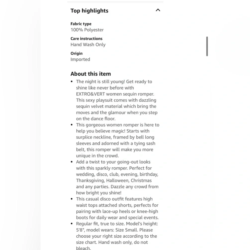 ANTHROPOLOGIE SEQUIN ROMPER   NWT - Picture 11 of 12